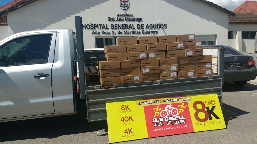 Los organizadores del Dua Gesell donaron 30 cajas de sueros al Hospita