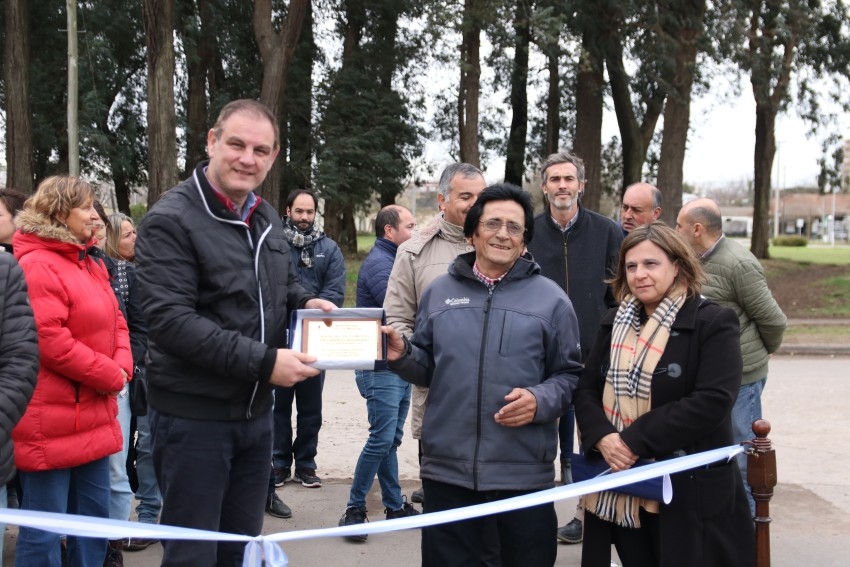 Se inaugur el asfalto del barrio Belgrano