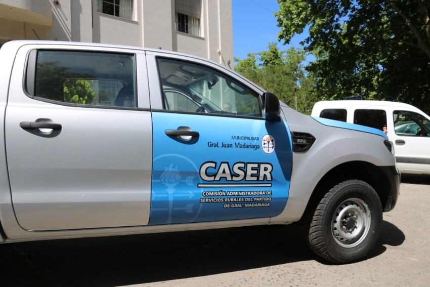 El municipio adquiri una camioneta para la CASER