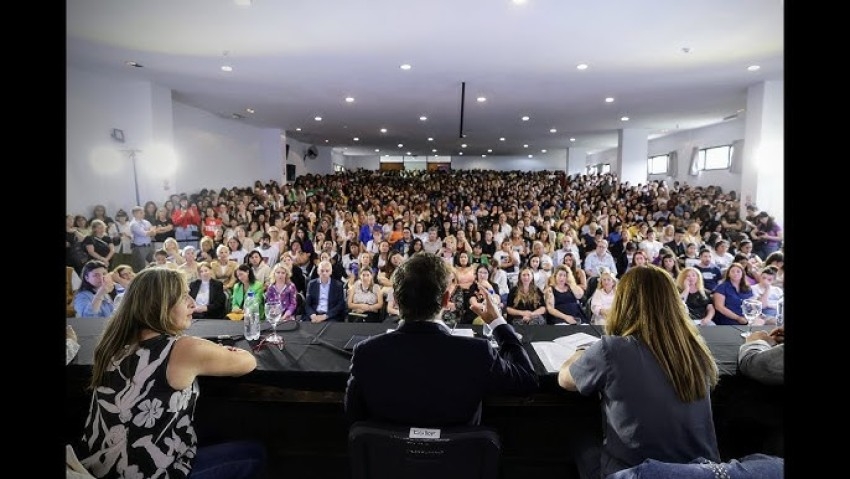 Madariaga estuvo presente en el IV Congreso Estado Presente