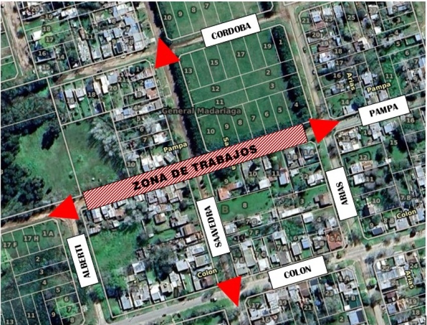 Avanza la obra de cloacas y hay corte de calles en el barrio Norte